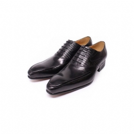 Pánské Společenské Boty Klasický Pointed Toe Oxford