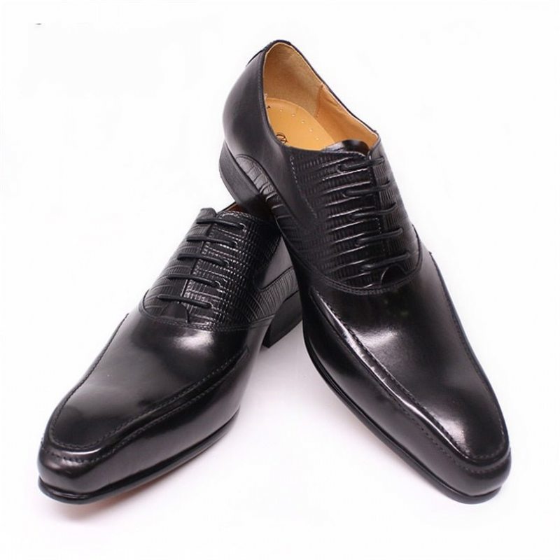 Pánské Společenské Boty Klasický Pointed Toe Oxford - Černá