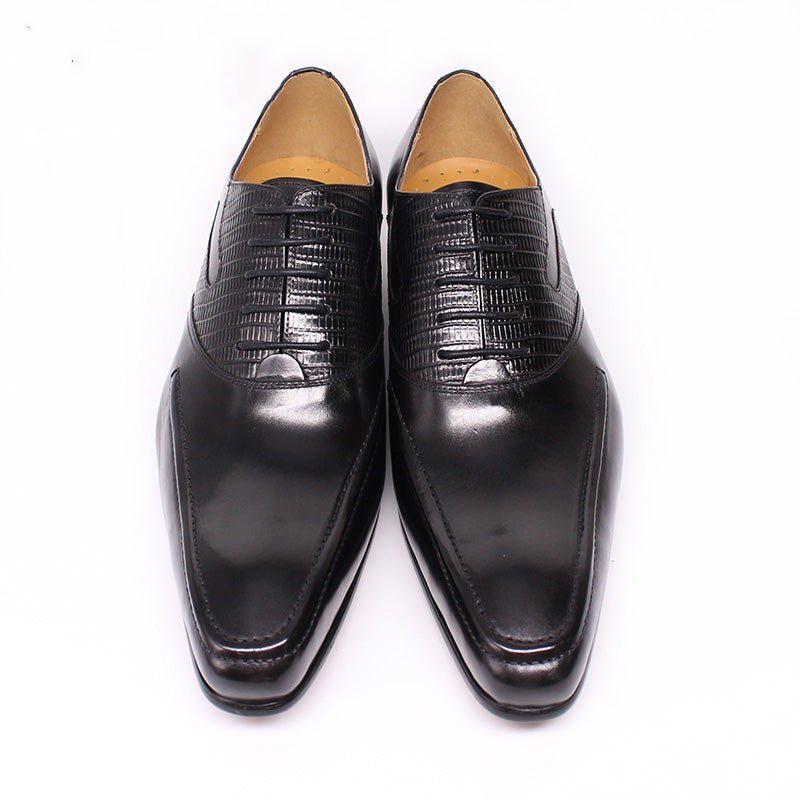 Pánské Společenské Boty Klasický Pointed Toe Oxford - Černá