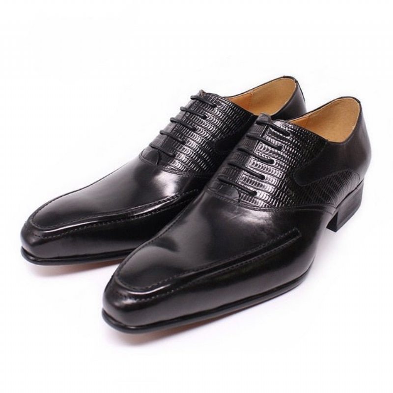 Pánské Společenské Boty Klasický Pointed Toe Oxford - Černá