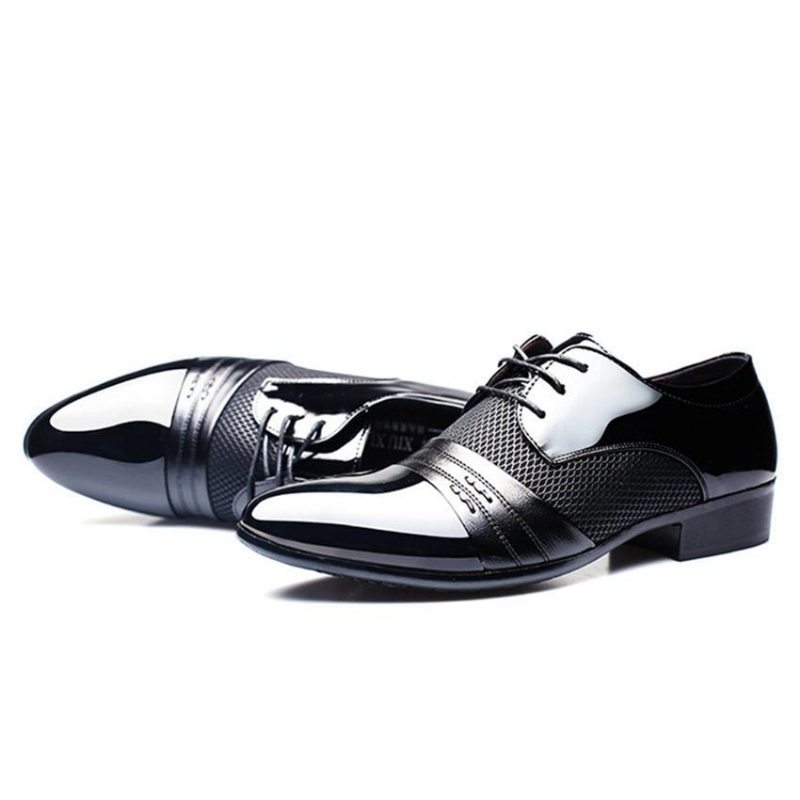 Pánské Společenské Boty Klasický Pointed Toe Oxford - Černá