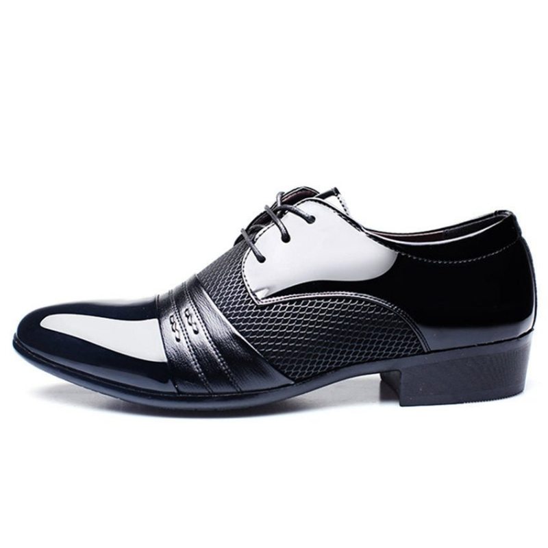 Pánské Společenské Boty Klasický Pointed Toe Oxford - Černá