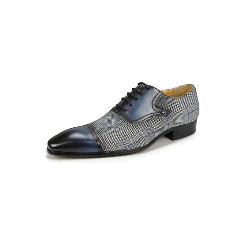 Pánské Společenské Boty Luxusní Kožené Elegantní Svatební Brogue Oxford