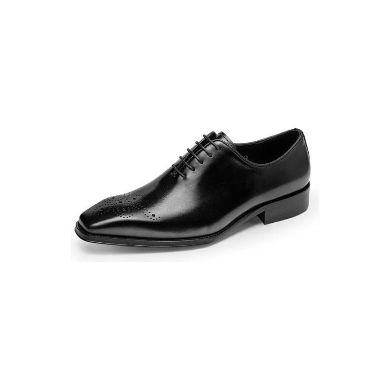 Pánské Společenské Boty Luxusní Oxford Elegance Z Hovězí Kůže