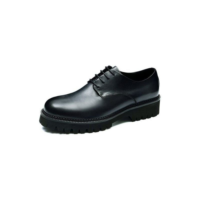 Pánské Společenské Boty Luxusní Šněrovací Brogue Oxford - Černá