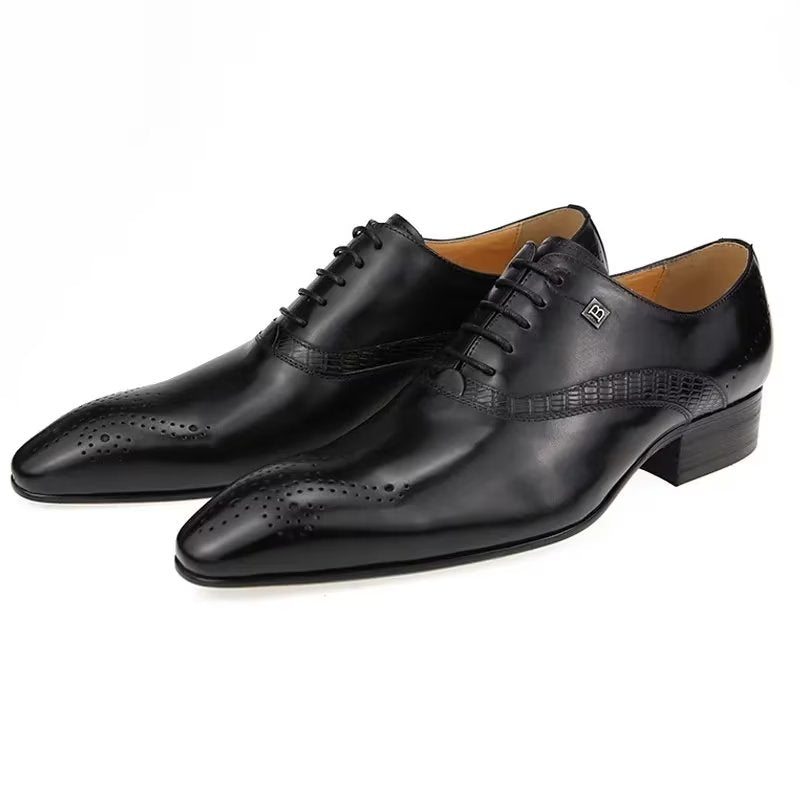 Pánské Společenské Boty Modish Wedding Brogues - Černá