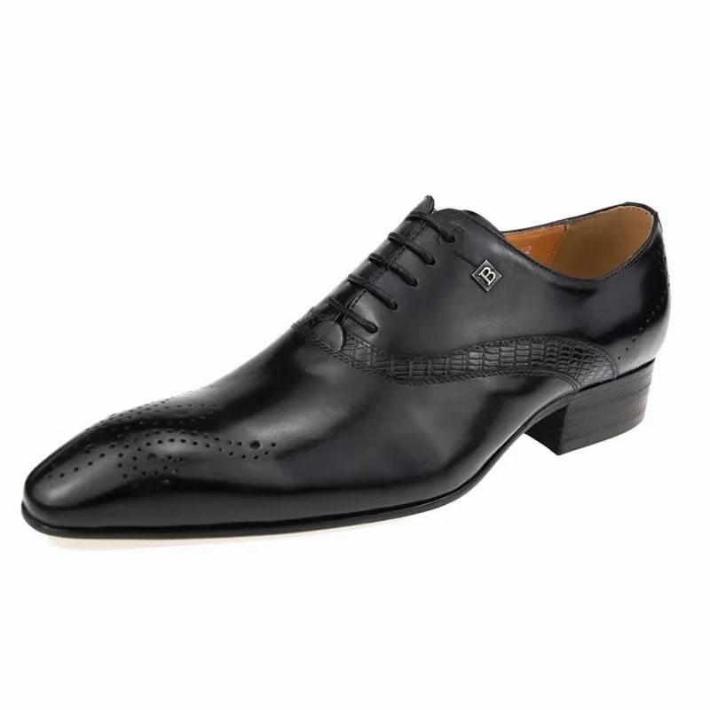 Pánské Společenské Boty Modish Wedding Brogues - Černá