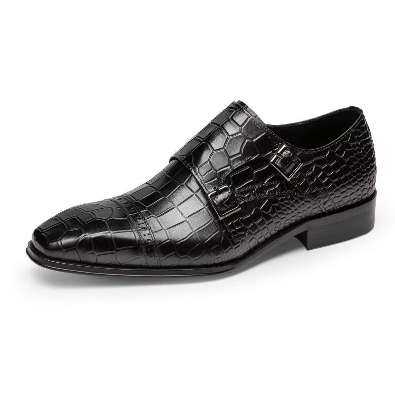 Pánské Společenské Boty Monkstraps - Černá