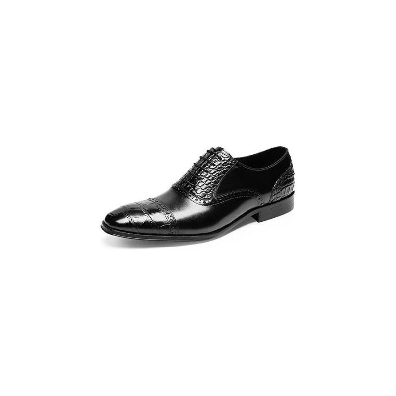 Pánské Společenské Boty Opulentní Croctex Oxford - Černá