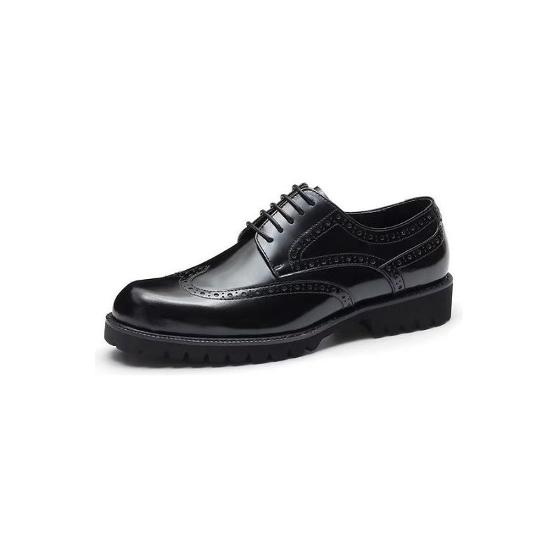 Pánské Společenské Boty Reliéfní Elegance Brogue