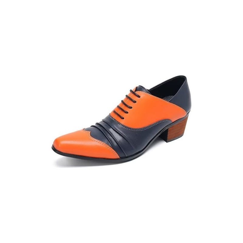 Pánské Společenské Boty Slip-on Oxford - Oranžová