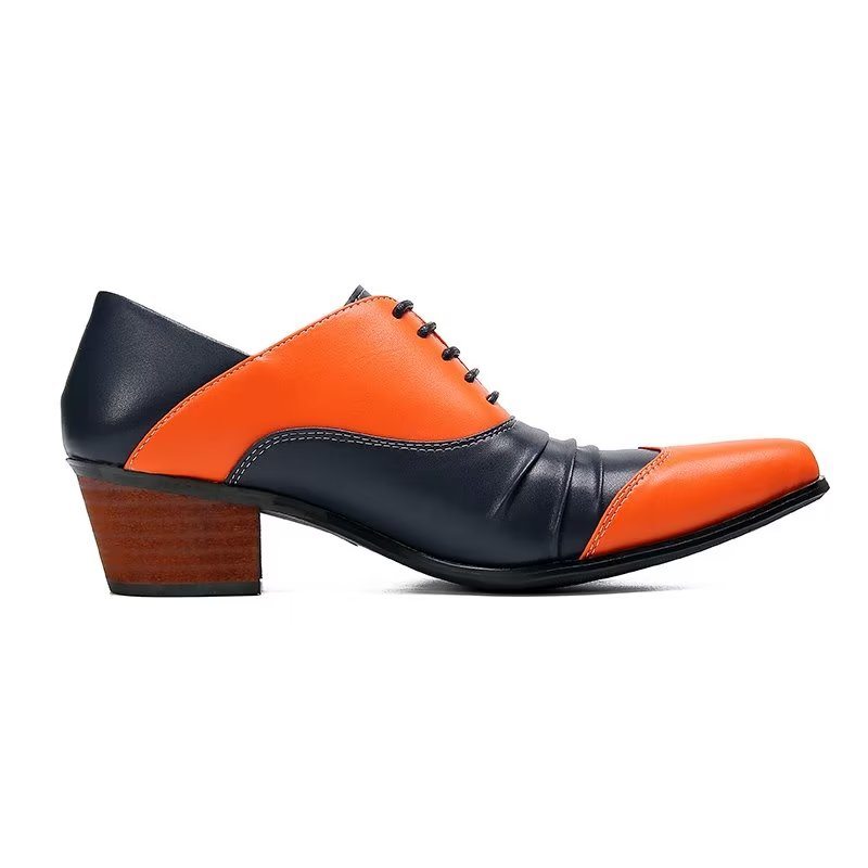 Pánské Společenské Boty Slip-on Oxford - Oranžová