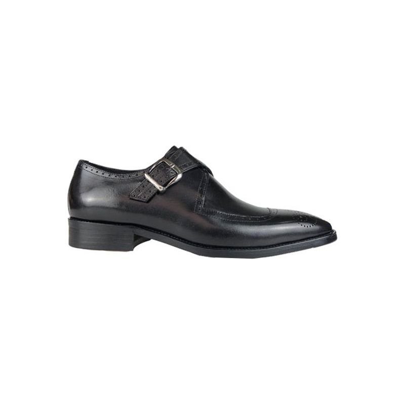 Pánské Společenské Boty Wingtip Oxford Šaty Exquisite Elegance - Černá