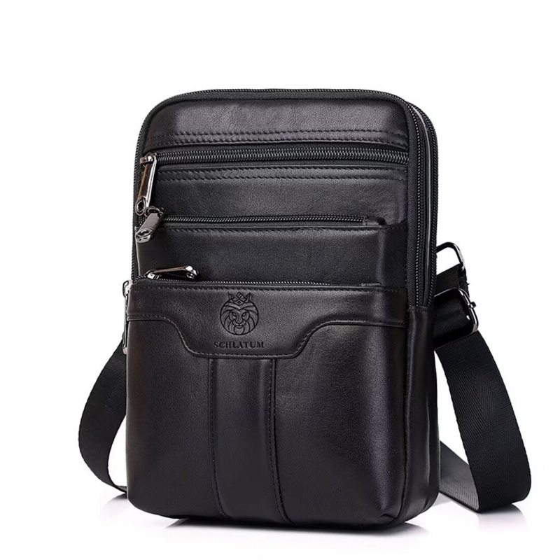 Pánské Tašky Přes Rameno Gallant Traveler Leather Tote - Černá