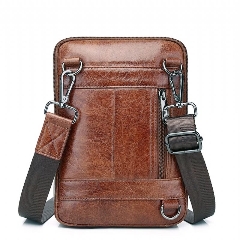 Pánské Tašky Přes Rameno Gallant Traveler Leather Tote - Černá