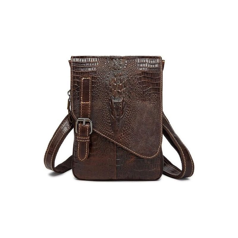 Pánské Tašky Přes Rameno Leather Box Messenger Taška