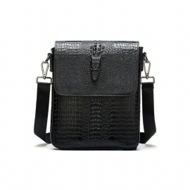 Pánské Tašky Přes Rameno Luxusní Taška Z Krokodýlí Kůže Vintage Cross-body