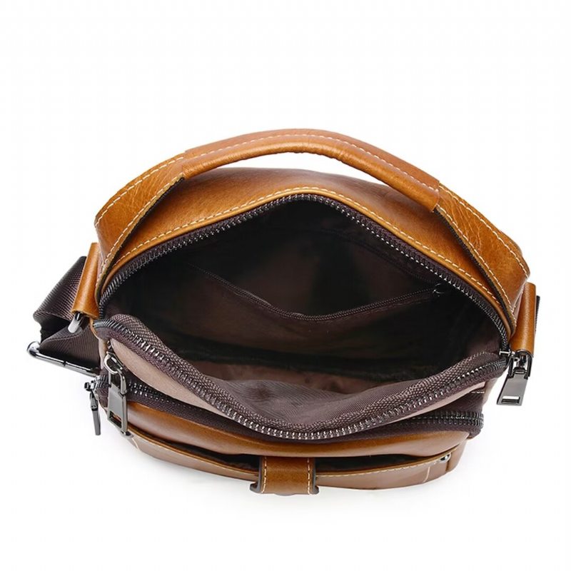 Pánské Tašky Přes Rameno Majestic Journey Leather Holdall - Černá