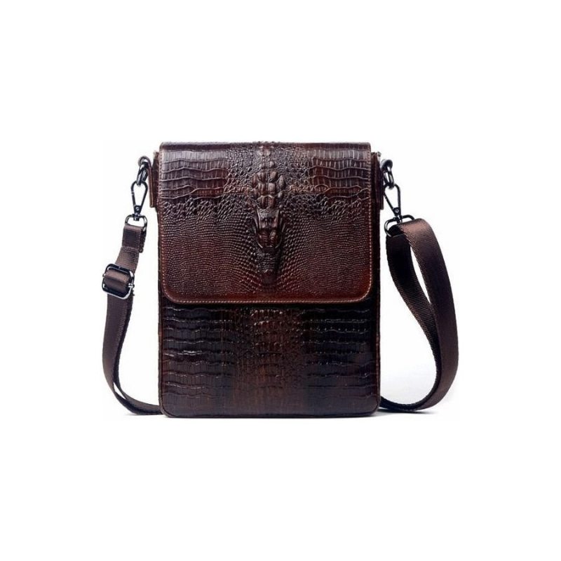 Pánské Tašky Přes Rameno Oil Wax Leather Messenger Taška