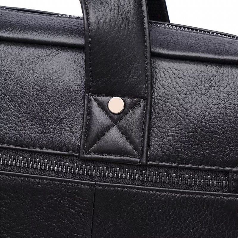 Pánské Tašky Přes Rameno Square Sovereign Leather Tote - Černá