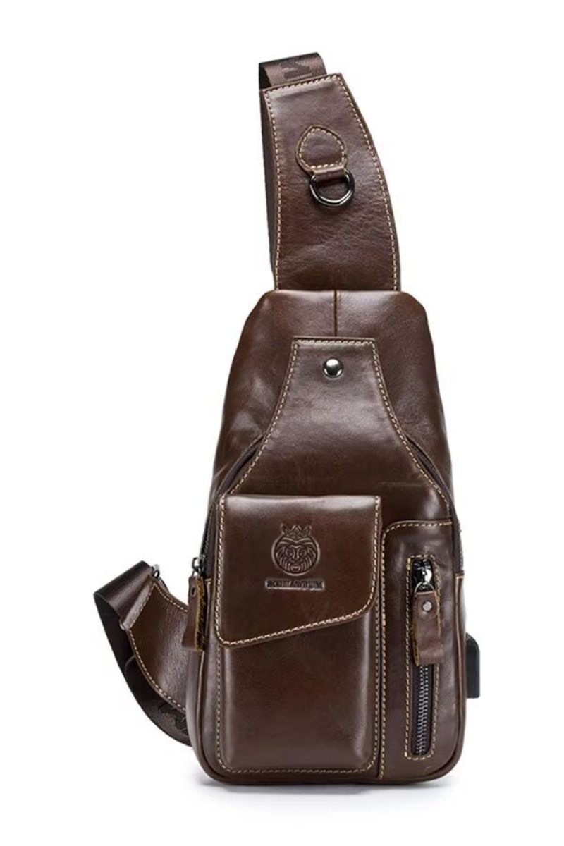 Pánské Tašky Přes Rameno Urban Navigator Leather Tote - Černá