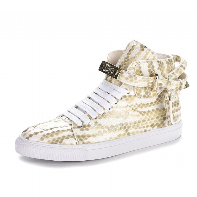 Pánské Tenisky Exotica High Top Sneakers - Bílá