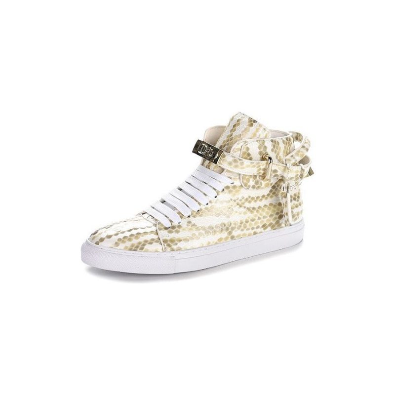 Pánské Tenisky Exotica High Top Sneakers - Bílá