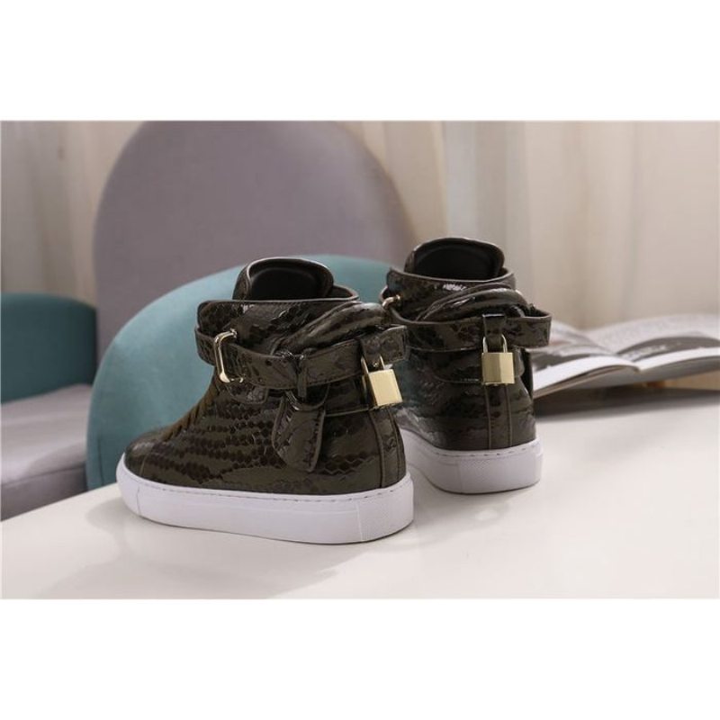 Pánské Tenisky Exotica High Top Sneakers - Zelená