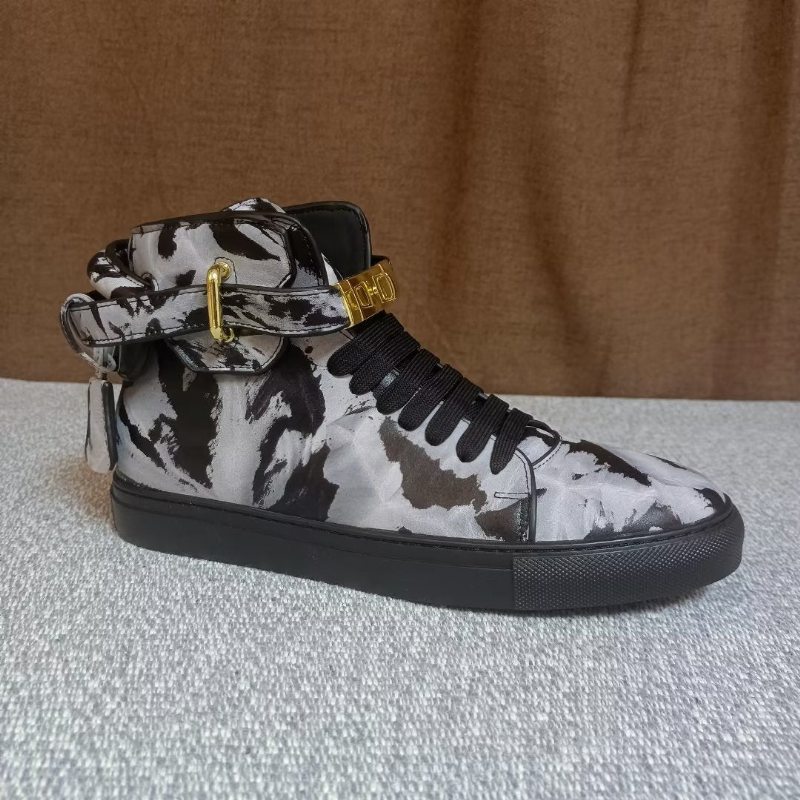 Pánské Tenisky Graffiti Vogue Cowhide High Top Sneakers - Vícebarevná